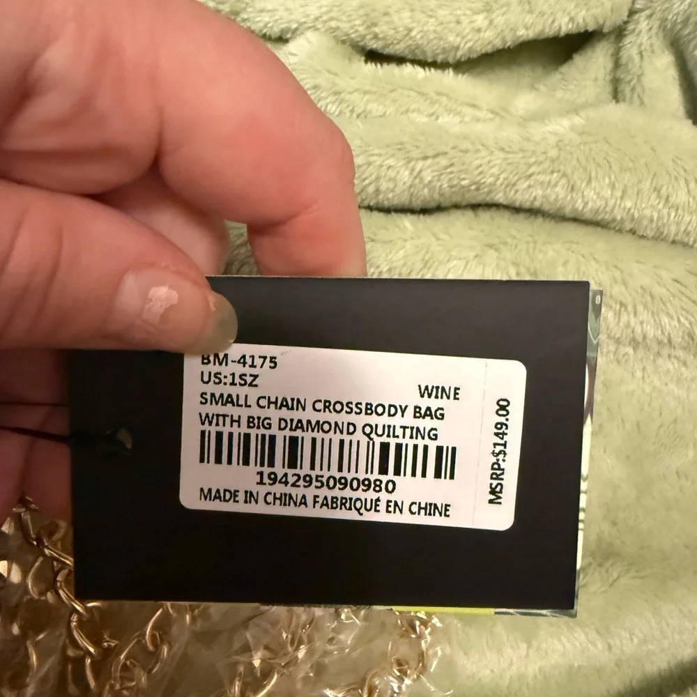 NWT
Badgley Mischka Burgundy Crossbody Bag - Picture 2 of 8